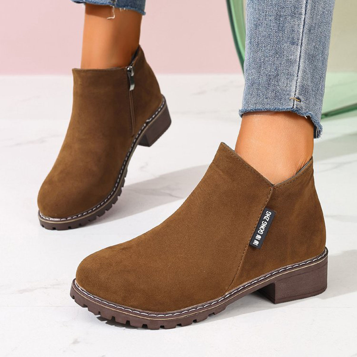Formal Women'S Wear - Women Autumn Winter Ankle Boots Side