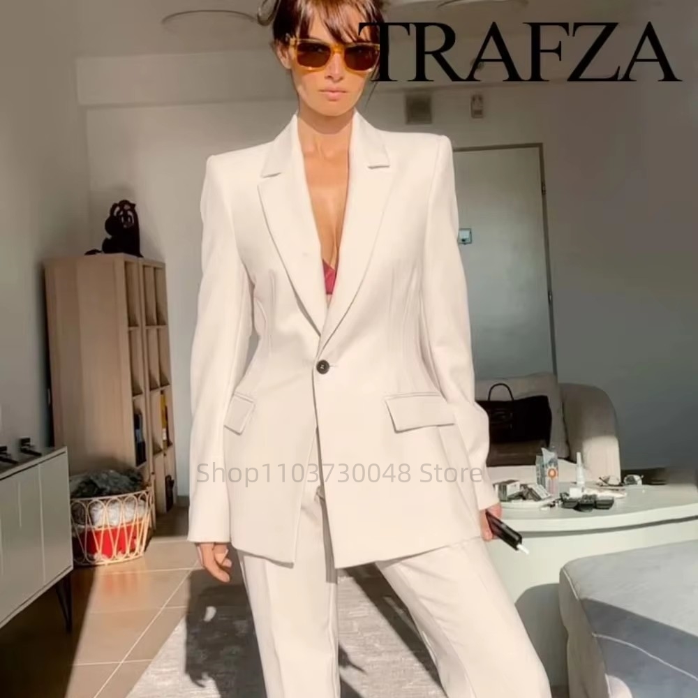 Women Formal Wear Pants - Fashion Office Ladies Blazer and Pants