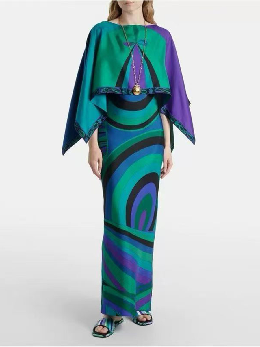 VGH Light Blue Abstract Print  - Formal Attire Woman review and price
