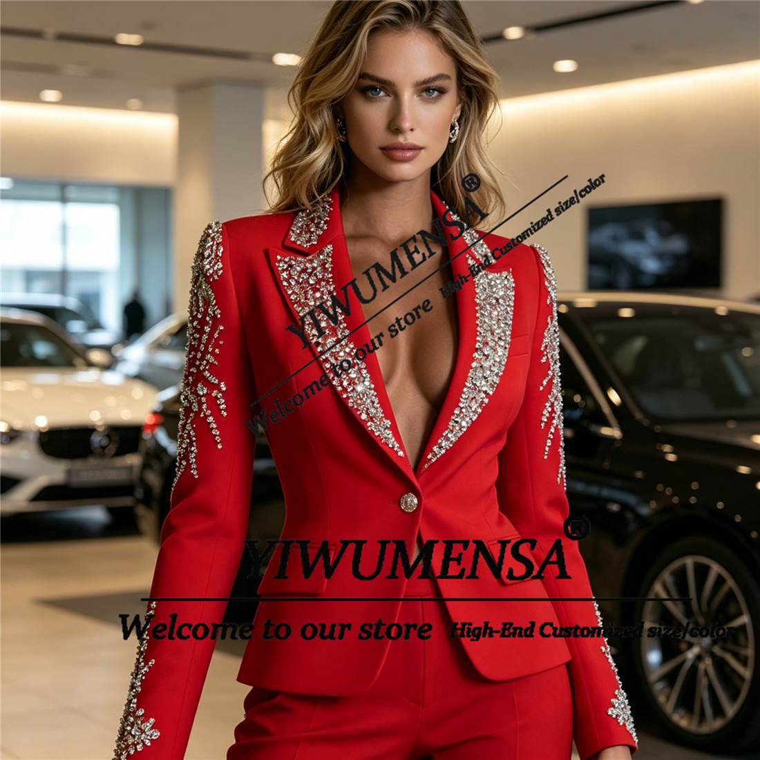 Luxury Women Suits 2 Pieces Se - Women Formal Wear Pants review and price
