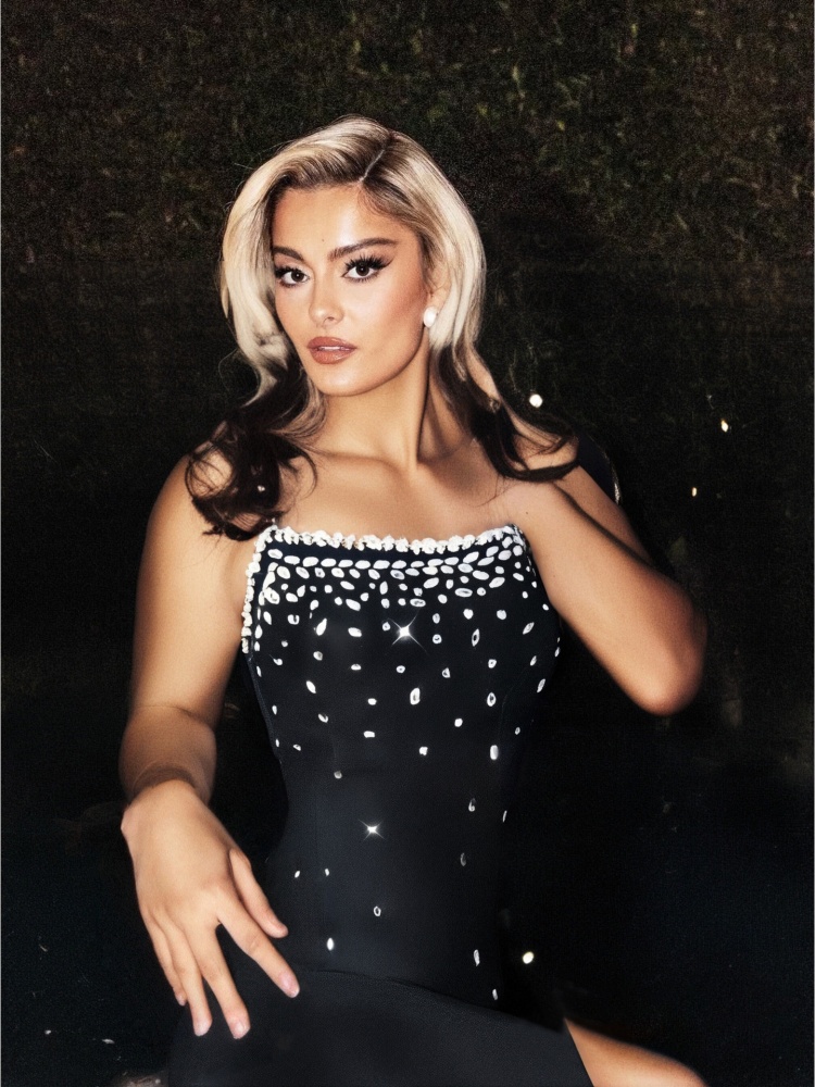 VC Elegant Black Beaded Evenin - Formal Gala Wear Women review and price