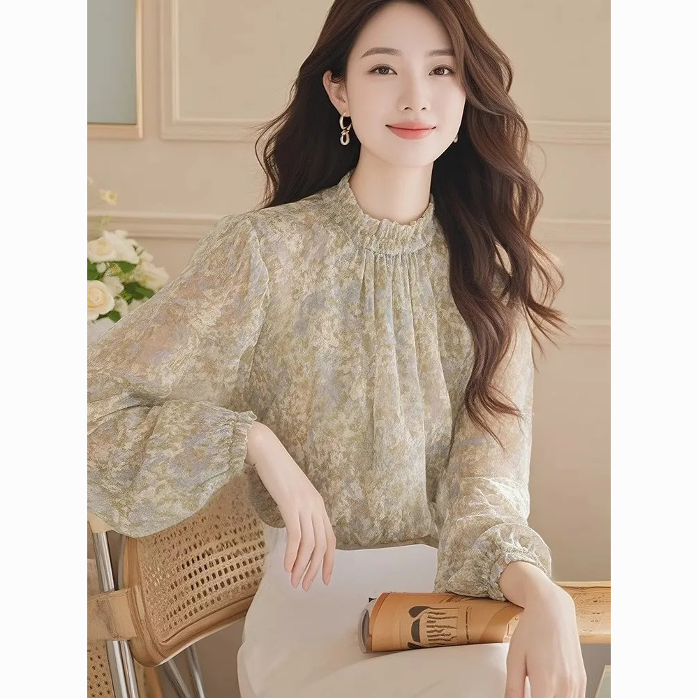 Long Sleeve Shirts Women Satin - Women Formal Wear Korean review and price
