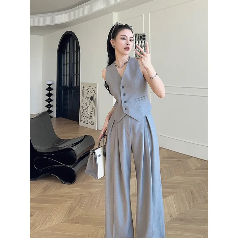 Women's Sleeveless Vest Wide-L - Formal Attire Woman review and price