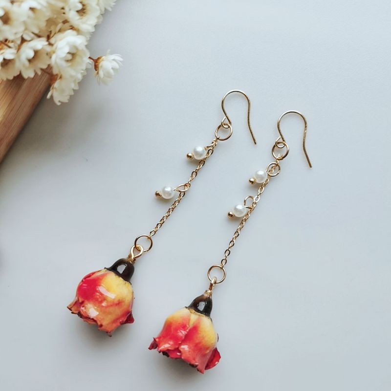 Elegant Immortal Rose Pearl Ta - Pearl Earring Stud review and price