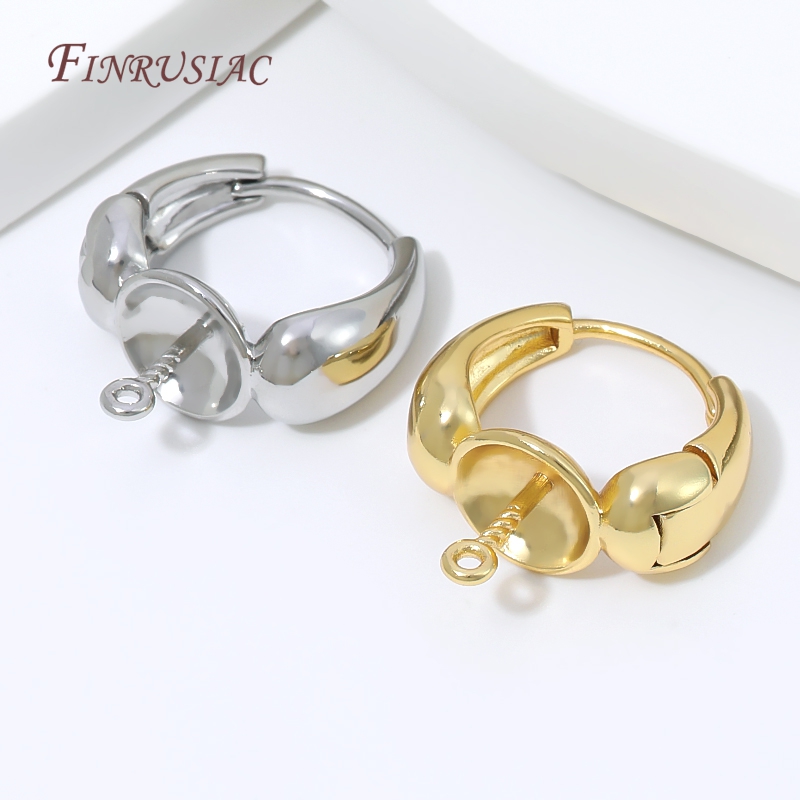 18K Gold Plated Water Drop Hug - Pearl Earring Stud review and price