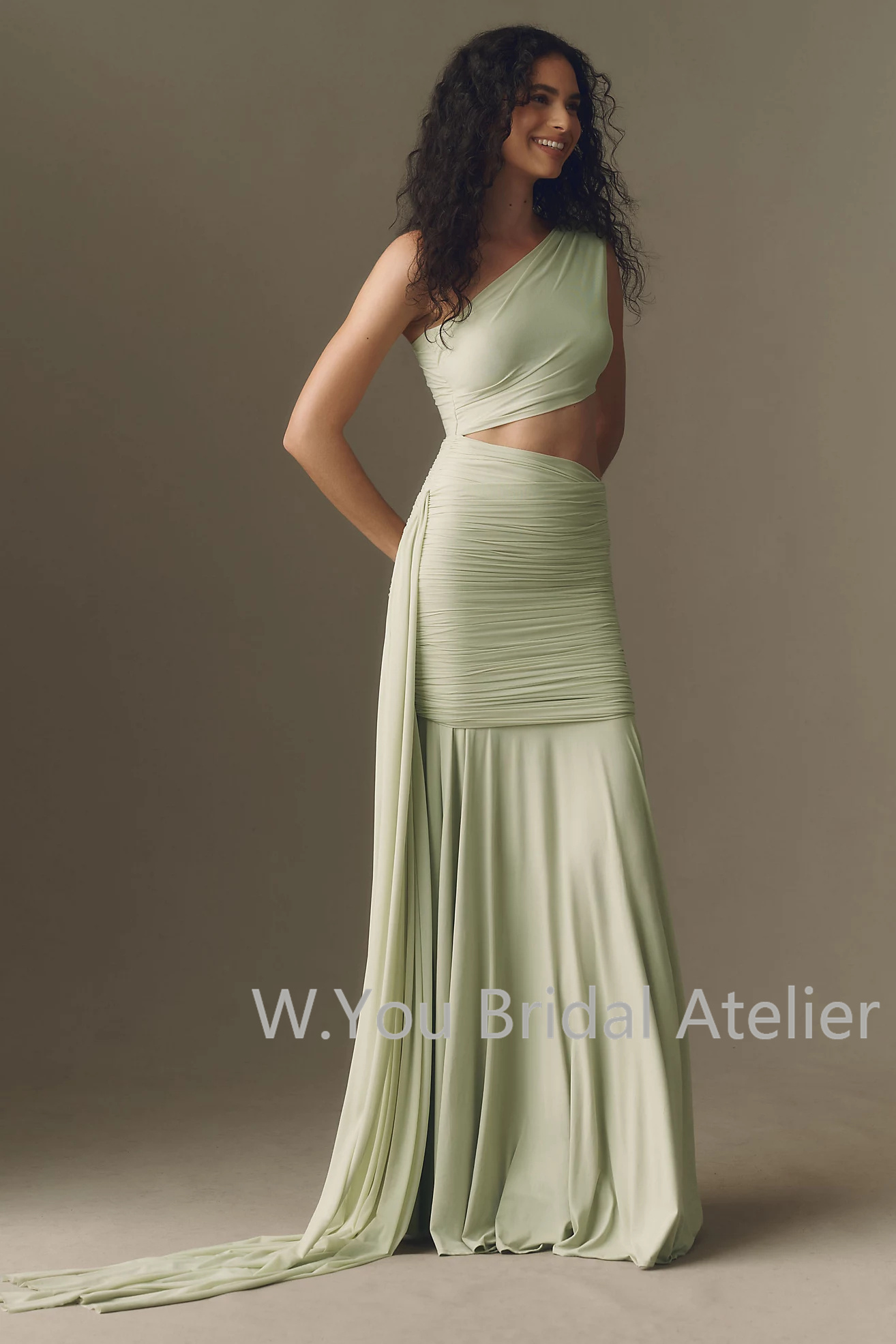 Evening Dresses One Shoulder M - Women'S Formal Wear For Wedding Guest review and price