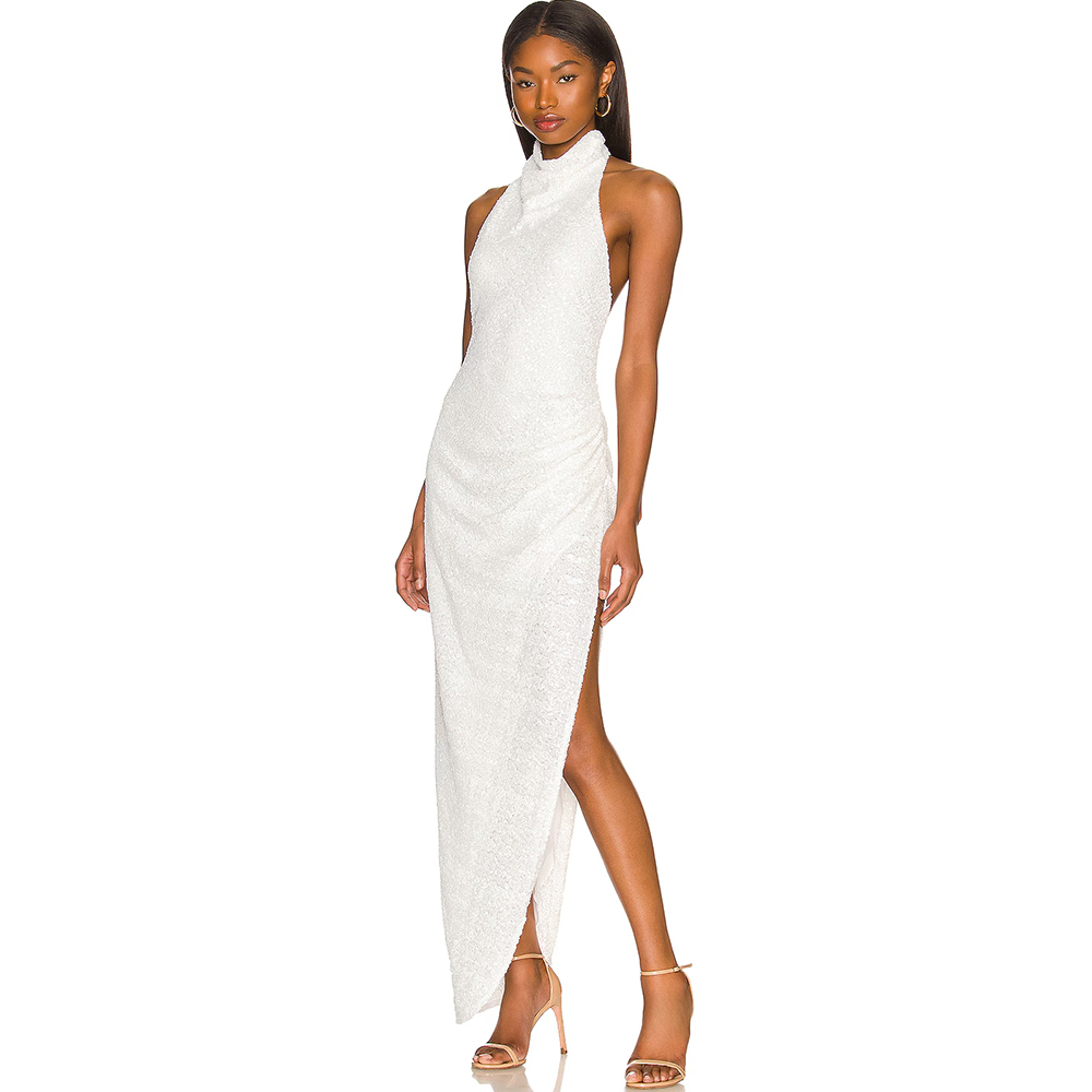 Evening Dresses Halter Necklin - Women'S Formal Wear For Wedding Guest review and price