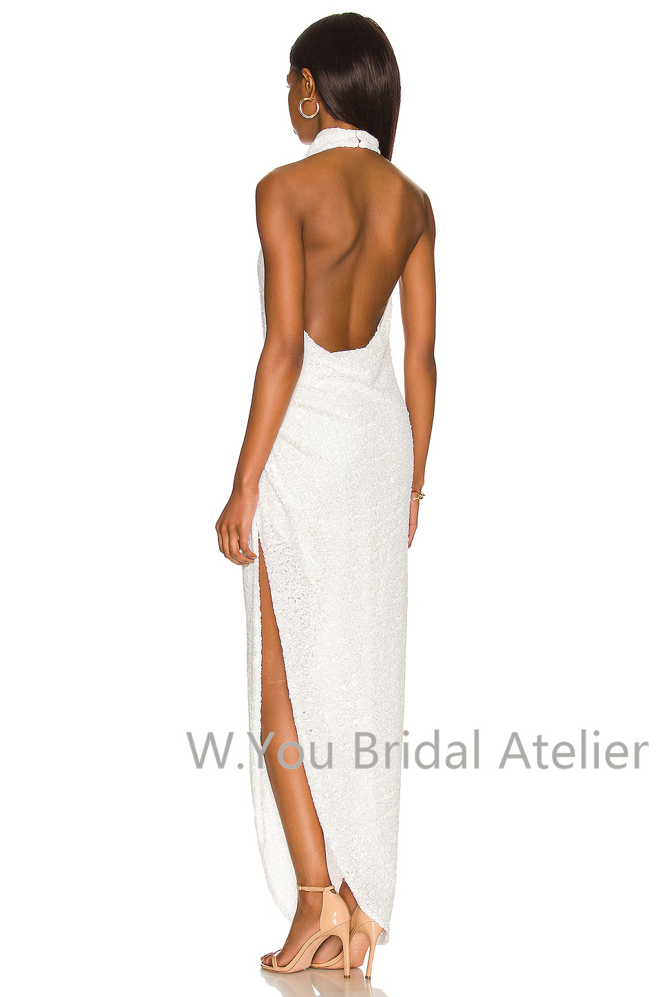 Evening Dresses Halter Necklin - Women'S Formal Wear For Wedding Guest review and price