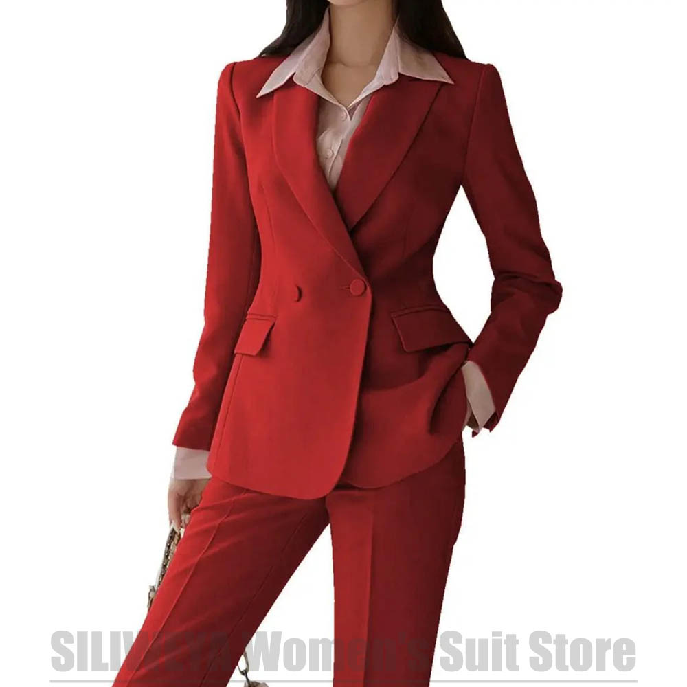 Chic Women Double Breasted Sui - Women Formal Wear Shirt And Pant review and price