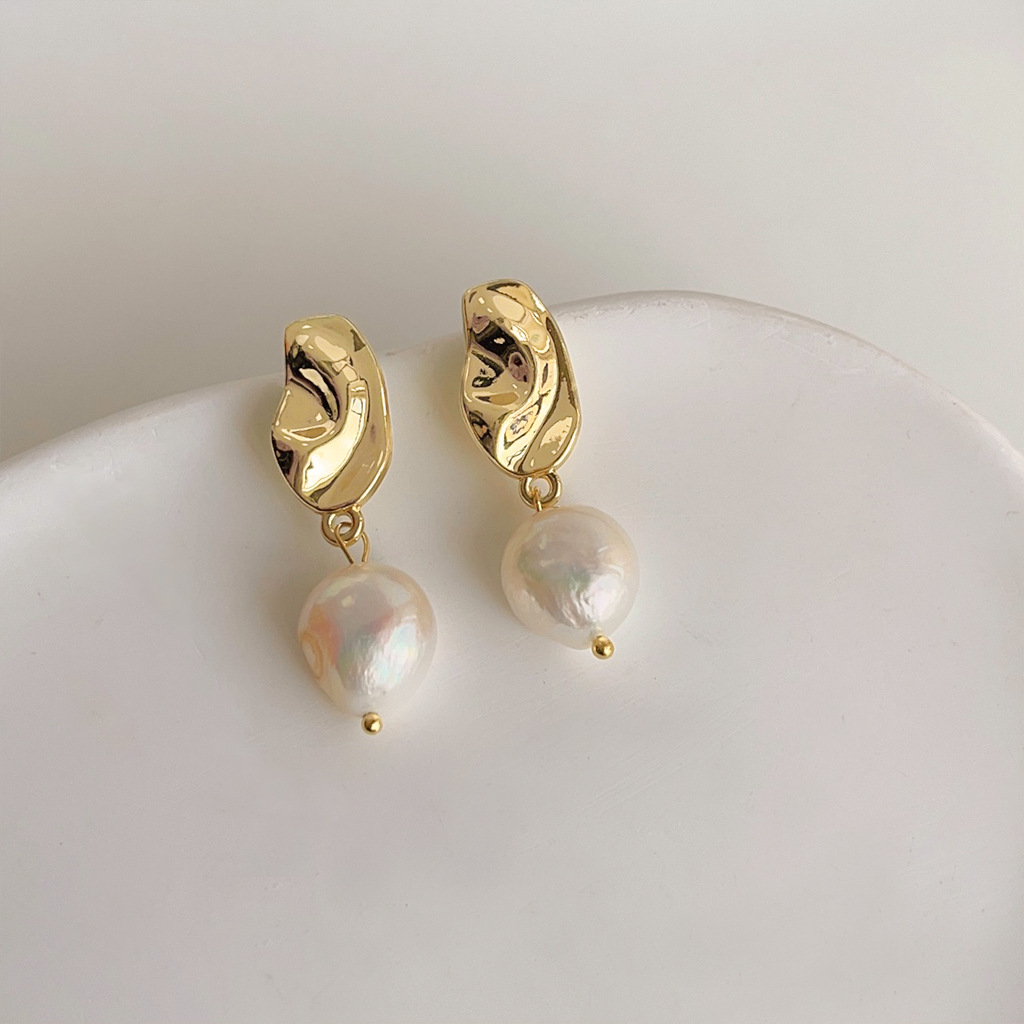DIY accessories French retro b - Pearl Earring Stud review and price