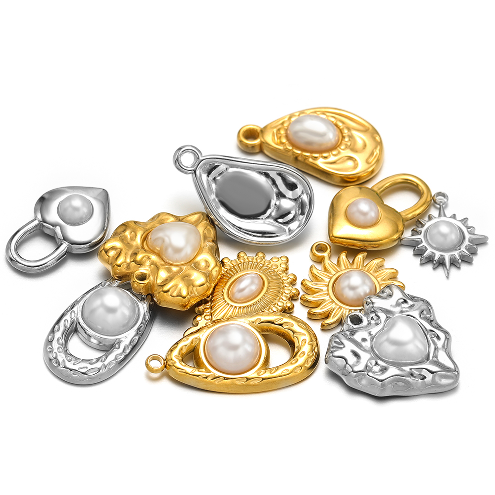 5pcs Stainless Steel Imitation - Pearl Earring Stud review and price