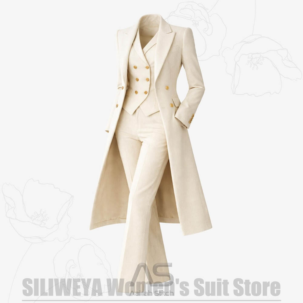 Women's Suit 3 Piece Double Br - Women Formal Wear Pants review and price