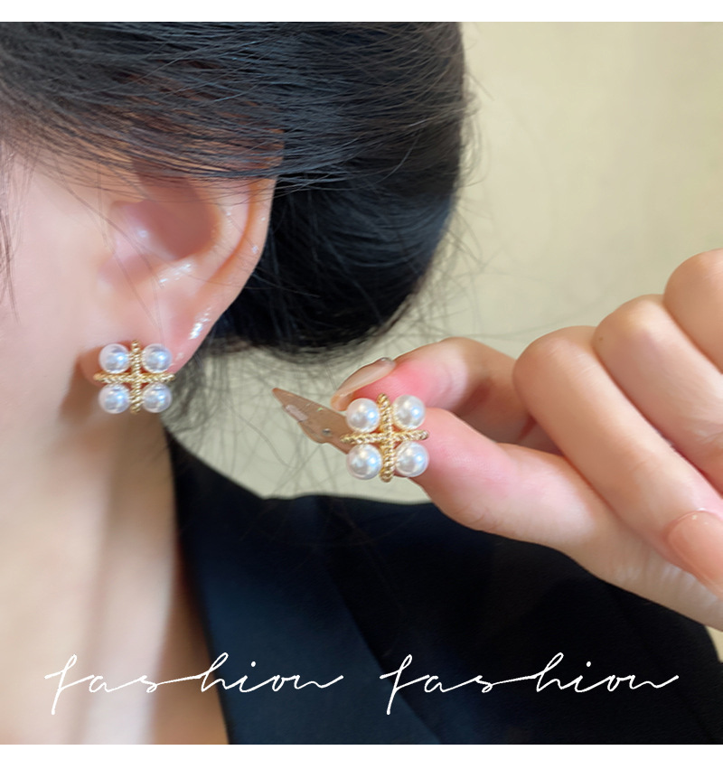 925 Silver Needle Korean Fashi - Pearl Earring Stud review and price