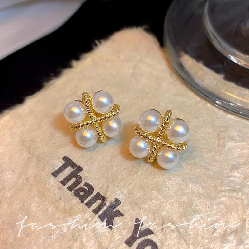 925 Silver Needle Korean Fashi - Pearl Earring Stud review and price