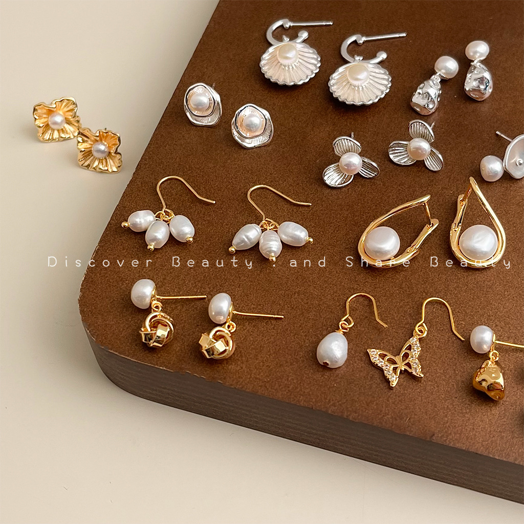 DIY accessories Fashion commut - Pearl Earring Stud review and price