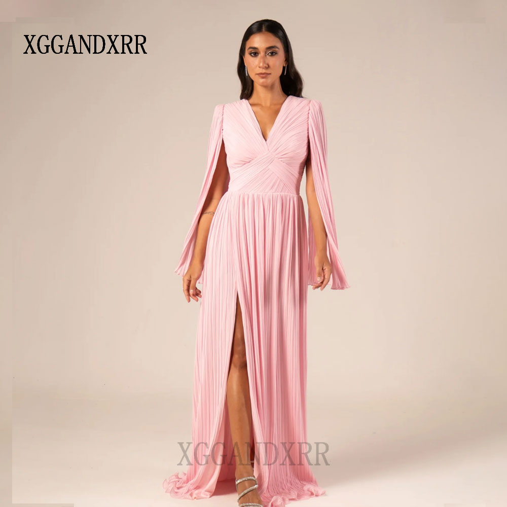 Customized Pink A Line Prom Dr - Formal Gala Wear Women review and price