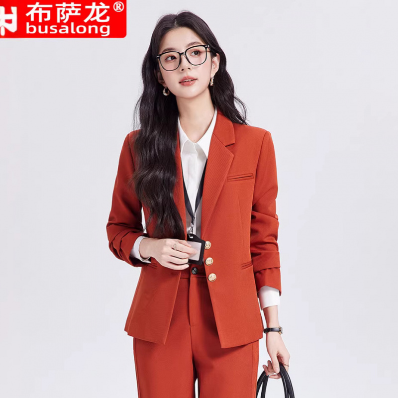 Khaki women's suit set, high-e - Women Formal Wear Shirt And Pant review and price