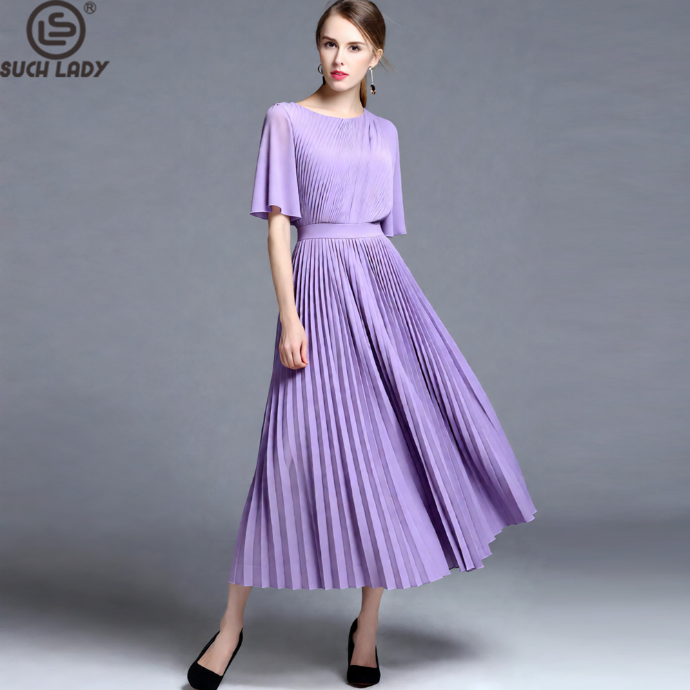 Women's Lilac Cape Sleeve Plea - Women'S Formal Wear For Wedding Guest review and price