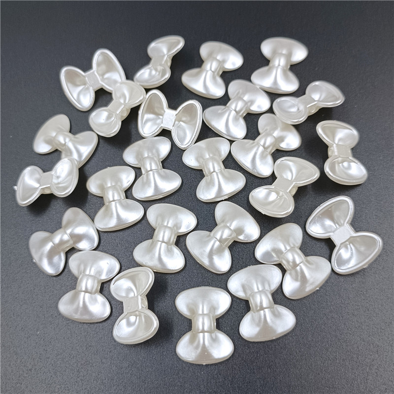 20pcs/bag Acrylic Ribbon Bow A - Pearl Earring Stud review and price