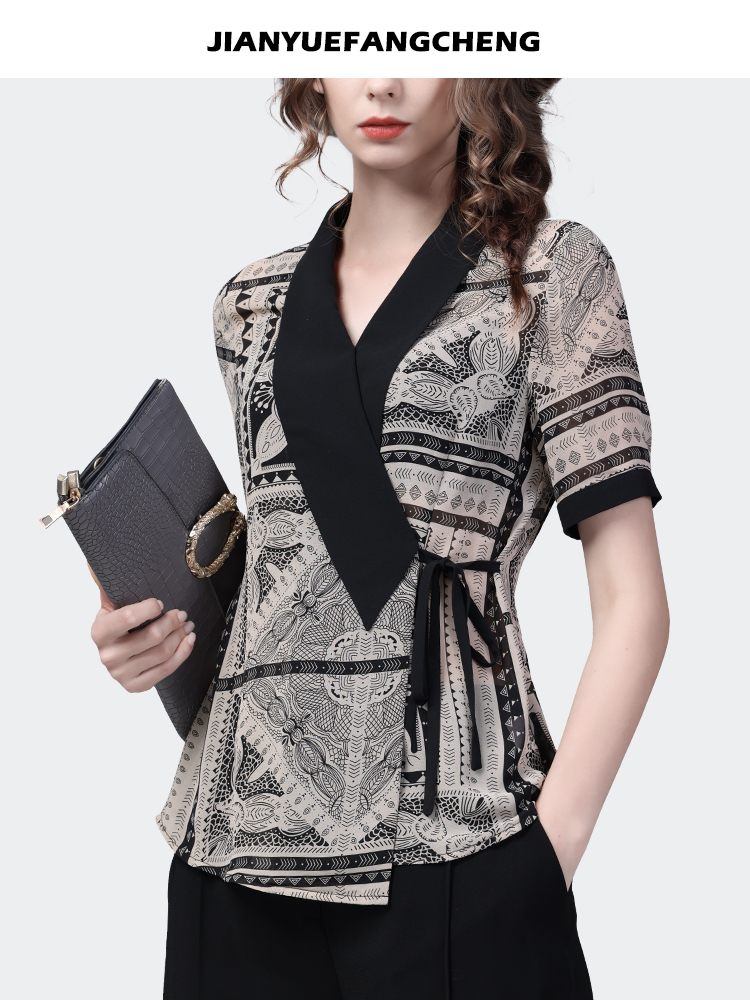 Luxury Black & White Geometric - Women Formal Wear Stitching review and price