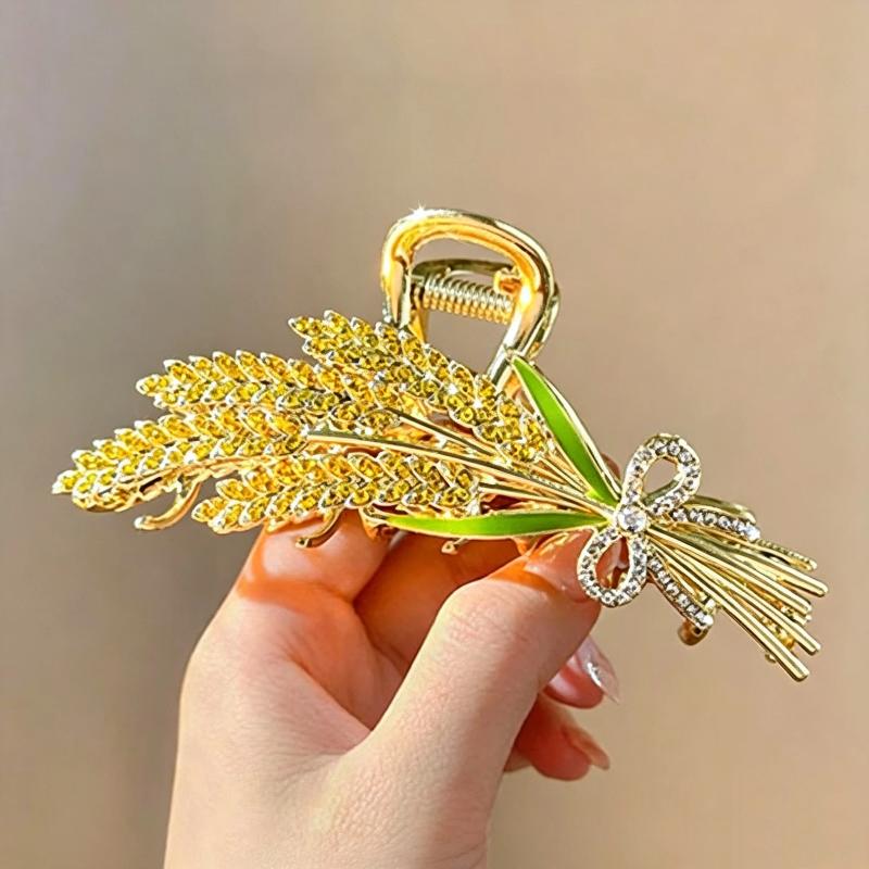 Alloy Wheat Design Hair Claw C - Women Formal Wear Designers review and price