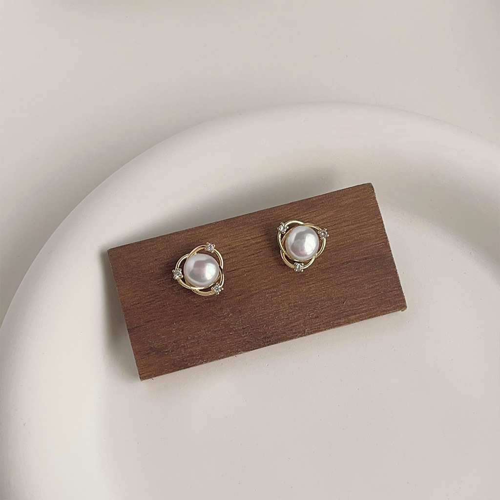 DIY accessories Personality sm - Pearl Earring Stud review and price