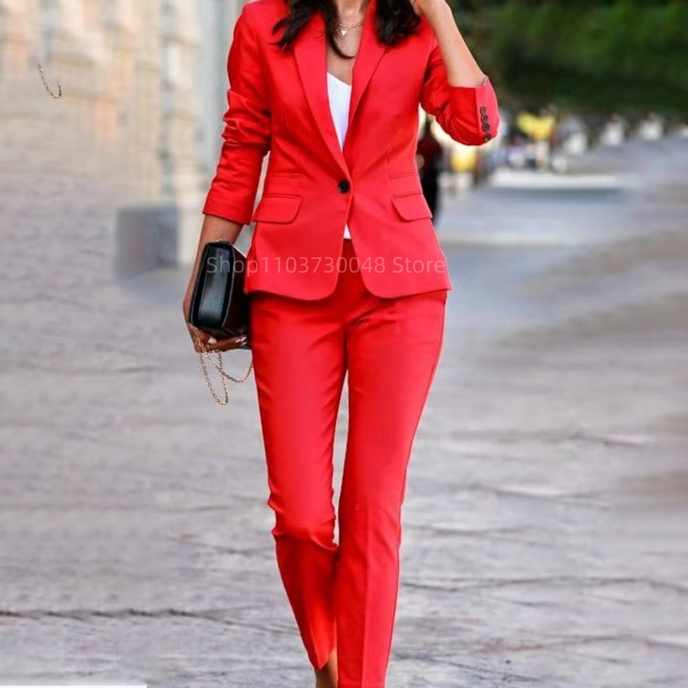 Fashion Office Ladies Blazer a - Women Formal Wear Pants review and price